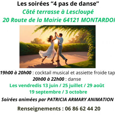 Soirees 4 pas de danse